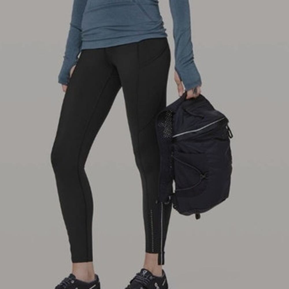 Lululemon Fast & Free 7/8 Tight II  *Nulux 25"  Black size 6 - Picture 10 of 11